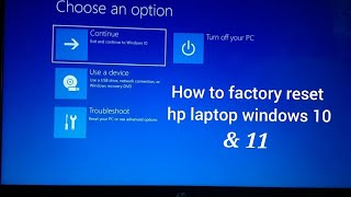 How to reset hp laptop 💻  resetting windows 11  hp laptop recovery step by step 😱💻review👉 [upl. by Suissac]