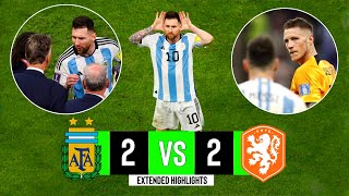 Argentina x Netherlands  22  Extended Highlights amp Goals  World Cup 2022 [upl. by Corsiglia]