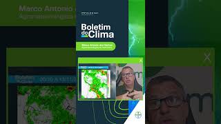 Chegada de frente fria em novembro  Teaser Boletim do Clima [upl. by Oeflein]