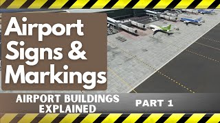 Airport signs and markings  Airport buildings explained Part 1  Sinhala [upl. by Maryl]