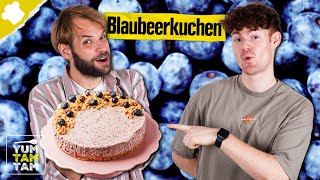 Blaubeerkuchen Rezept  NoBake Kuchen Rezept mit Heidelbeeren [upl. by Ybba530]