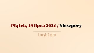 Nieszpory  19 lipca 2024 [upl. by Acyre]