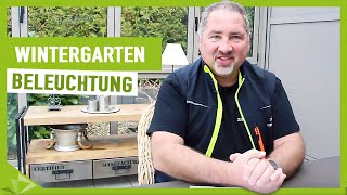 Wintergarten  welche Beleuchtung ist optimal  Ambitop Terrassendach [upl. by Posehn171]