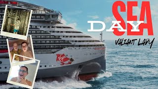 Day At Sea On Valiant Lady  Virgin Voyages Mayan Sol Cruise [upl. by Natehc]