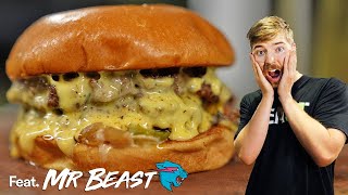 I recreated the MrBeast Burger Menu Feat MrBeast [upl. by Geirk]