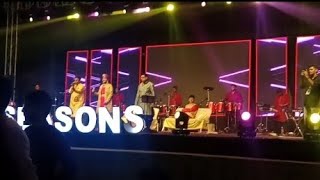 9 brother Fourseasons Farm house Navratri Garba itni sari public and Amezing singer😱😲🕺 Day  1 [upl. by Eilhsa872]