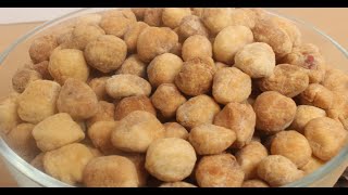 recette de croquettes aux arachides [upl. by Nnylrahc]