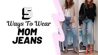 HOW TO STYLE MOM JEANS  Topshop Jeans Spring 2019  Sinead Crowe [upl. by Sieber]