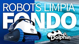 Como elegir el robot dolphin para tu piscina Robots para piletas de fibra de vidrio o de hormigón [upl. by Eirrod]