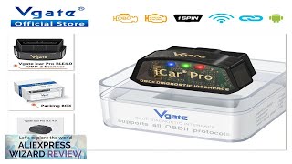 Vgate iCar Pro elm327 V23 OBD 2 OBD2 Car diagnostic Tools WIFI Review [upl. by Armillda]