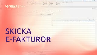 Skicka efakturor i Visma Administration [upl. by Rolyt360]