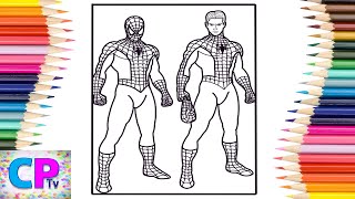 Spiderman as a Peter Parker Coloring PagesSpiderman IPad Pro ColoringDisfigureBlank NCS Release [upl. by Ris]