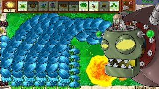 Plants Vs Zombies Hack  Winter Melon And GloomShroom Vs 999 GigaGargantuar DrZomboss All Zombies [upl. by Eita]