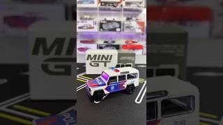 UNBOXING MINI GT 157 LAND ROVER DEFENDER 110 KORLANTAS POLRI  INDONESIAN TRAFFIC POLICE [upl. by Ahsikram]