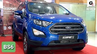 2020 Ford Ecosport S BS6  Ford Ecosport BS6  review  features  changes   specs  price [upl. by Atihana]