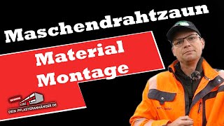 Maschendrahtzaun  MONTAGETIPPS und MATERIALWAHL [upl. by Amerigo469]