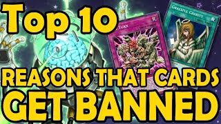 Top 10 Reasons Cards Get Banned or Limited [upl. by Ahcsap]