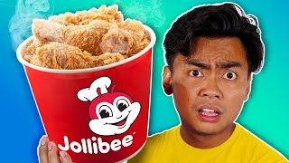 i ordered everything from the jollibee menu [upl. by Hafeenah]