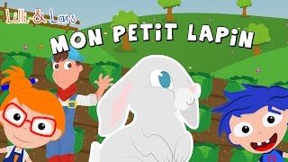 MON PETIT LAPIN sest sauvé dans le jardin  comptines pour bébé avec paroles [upl. by Kimberley914]