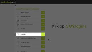 Wachtwoord wijzigen van een CMS login  Basisschool Apps [upl. by Pruter]