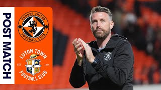 Rob Edwards on the 22 draw at Dundee United  PostMatch [upl. by Lleihsad]