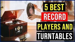 TOP 5 BEST Record Players and Turntables You Can Buy of 2023 [upl. by Laris612]