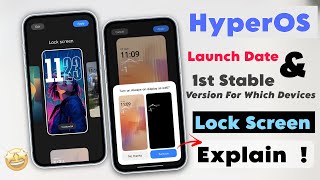 Xiaomi HyperOS After Launch Which Devices received Stable Update  Lock Screen Explain 😱 New Things [upl. by Whyte]