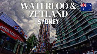 WaterlooZetland Sydney 🇦🇺  Walking Tour  4K [upl. by Abelard856]