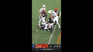 Zack Moss rushes for a 12yard Gain vs Cincinnati Bengals [upl. by Anehsat879]