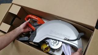 FIRST LOOK Husqvarna K4000 Unboxing [upl. by Misti560]