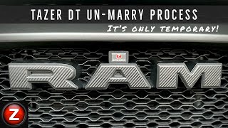 Tazer DT Unmarry Process making room for a future upgrade  Ram Rebel ramtrucks [upl. by Anoik259]