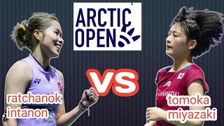 ratchanok intanon THA vs tomoka miyazaki JPN  SF  CLASH ROYALE ARCTIC OPEN 2024 [upl. by Rumit813]