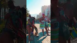 🏖️ Walking on the Beach in Rio de Janeiro Brazil shorts beach praia [upl. by Eelame]