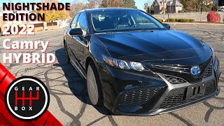 2022 Toyota Camry SE Hybrid NIGHTSHADE EDITION  Best 30k MidSized Sedan [upl. by Neltiak]