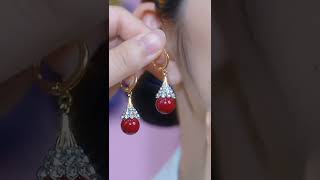 Best earing 🌹earrings sharing Fashion ytshorts [upl. by Roede]