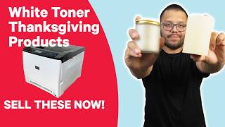 The BEST Products To Sell For Thanksgiving Using Your Uninet iColor White Toner Printer [upl. by Rehportsirhc881]