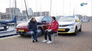 ANWB Dubbeltest Hyundai Kona electric vs Opel Amperae 2018 MEER BEREIK MINDER RIJPLEZIER [upl. by Arihppas]