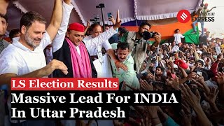 Election Results 2024 INDIA Alliance Gains Heading For Win In UP NDA Still Set for Majority [upl. by Pump551]