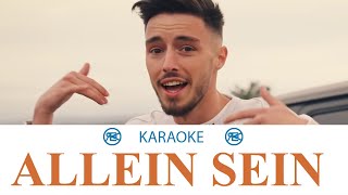 Mario Novembre  Allein Sein  karaoke instrumental cover [upl. by Letitia]