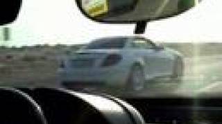 Mercedes Benz SLK with SLR Engine vs Ferrari Enzo [upl. by Ielirol]