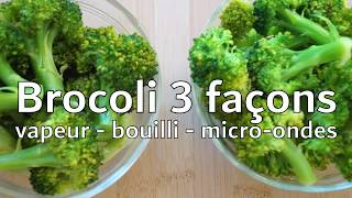 Brocoli 3 façons  Viens manger Trucs et recettes rusés [upl. by Gina]