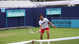 Djokovic Volley Slow Motion 2018 HD [upl. by Aivekal919]