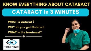 Know everything about cataract in 3 minutes Total Eye Care Kolkata [upl. by Eugine887]