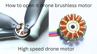 howto f166 drone braceless motor l drone brushless motor l hi speed drone motor [upl. by Yttam606]