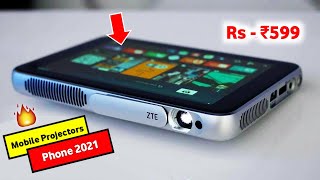 Top 5 Projector Phone in 2021 Starting Price ₹3500 ⚡⚡⚡ ₹3500 रुपया में Projector mobile [upl. by Menashem461]