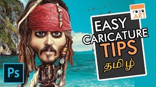 Learn How To Do Easy and Quick Caricature in Tamil [upl. by Materse36]