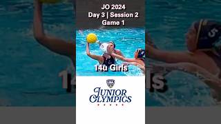 JO’s Day 3 Session 2 Game 1 Water Polo Junior Olympics 14u Patriot girls [upl. by Lebasiram]