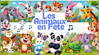 Danse avec les Animaux  Une Chanson Amusante et Colorée pour Enfants [upl. by Ahsaele]