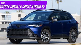 2023 Toyota Corolla Cross Hybrid SE Blue Crush Metallic  AUTOBICS [upl. by Isacco]