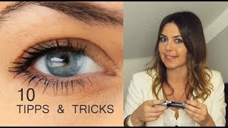 Lange und dichte Wimpern 10 Tipps und Tricks [upl. by Garibold]